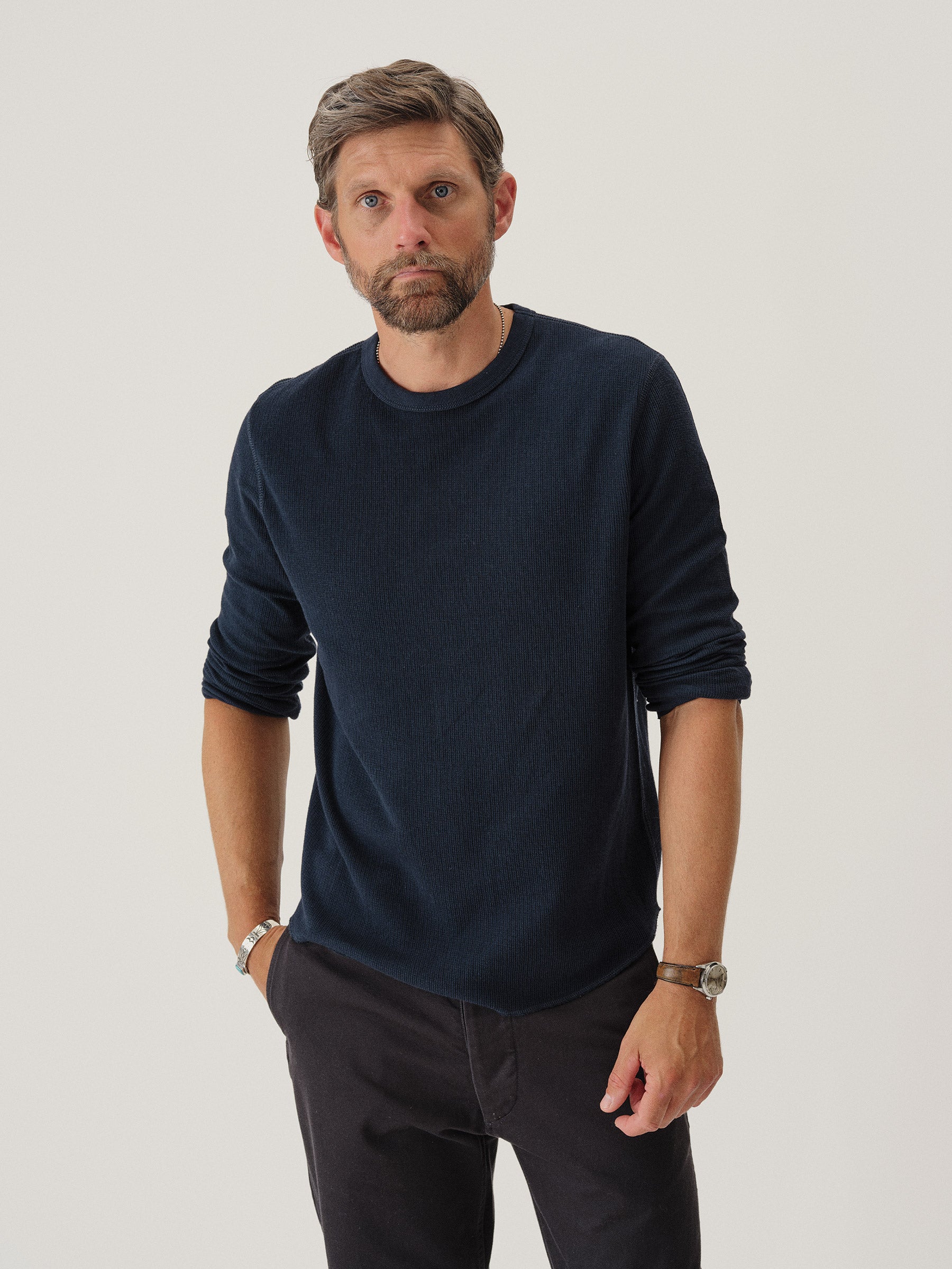 Sky Captain Vintage Thermal Surplus Tee - Image 2