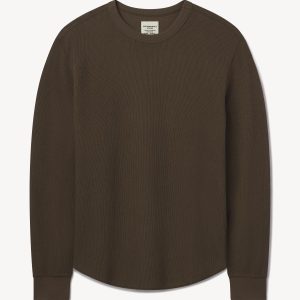 Carob Brown Vintage Thermal Surplus Tee
