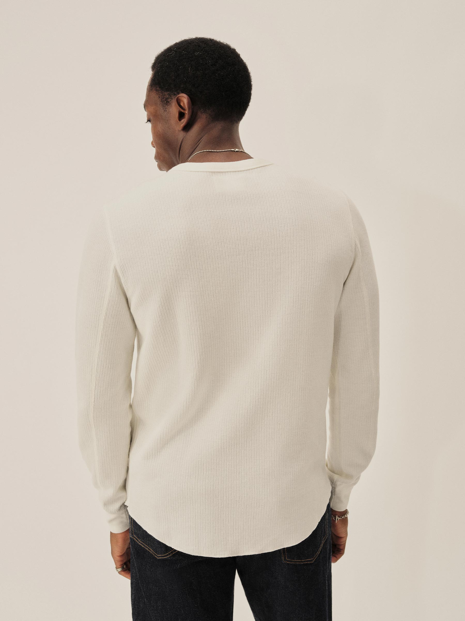 Natural Vintage Thermal Surplus Tee - Image 5