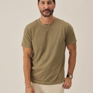 Washed Sandalwood Pima Classic Tee