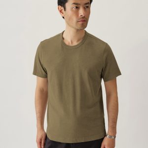 Dusty Olive Venice Wash Slub Classic Tee