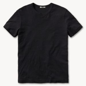 Black Slub Classic Tee