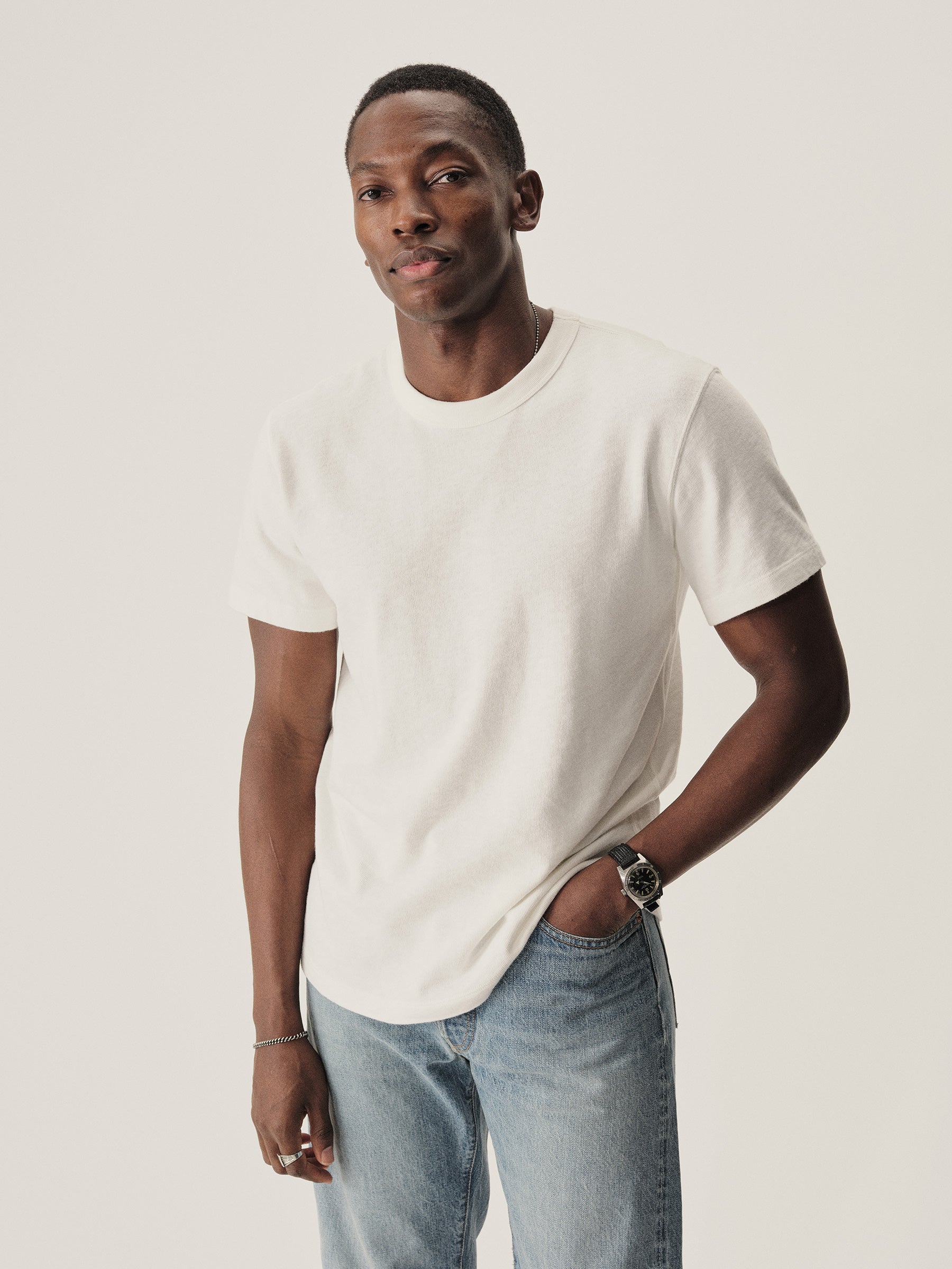 White Field-Spec Cotton Heavy Tee - Image 2