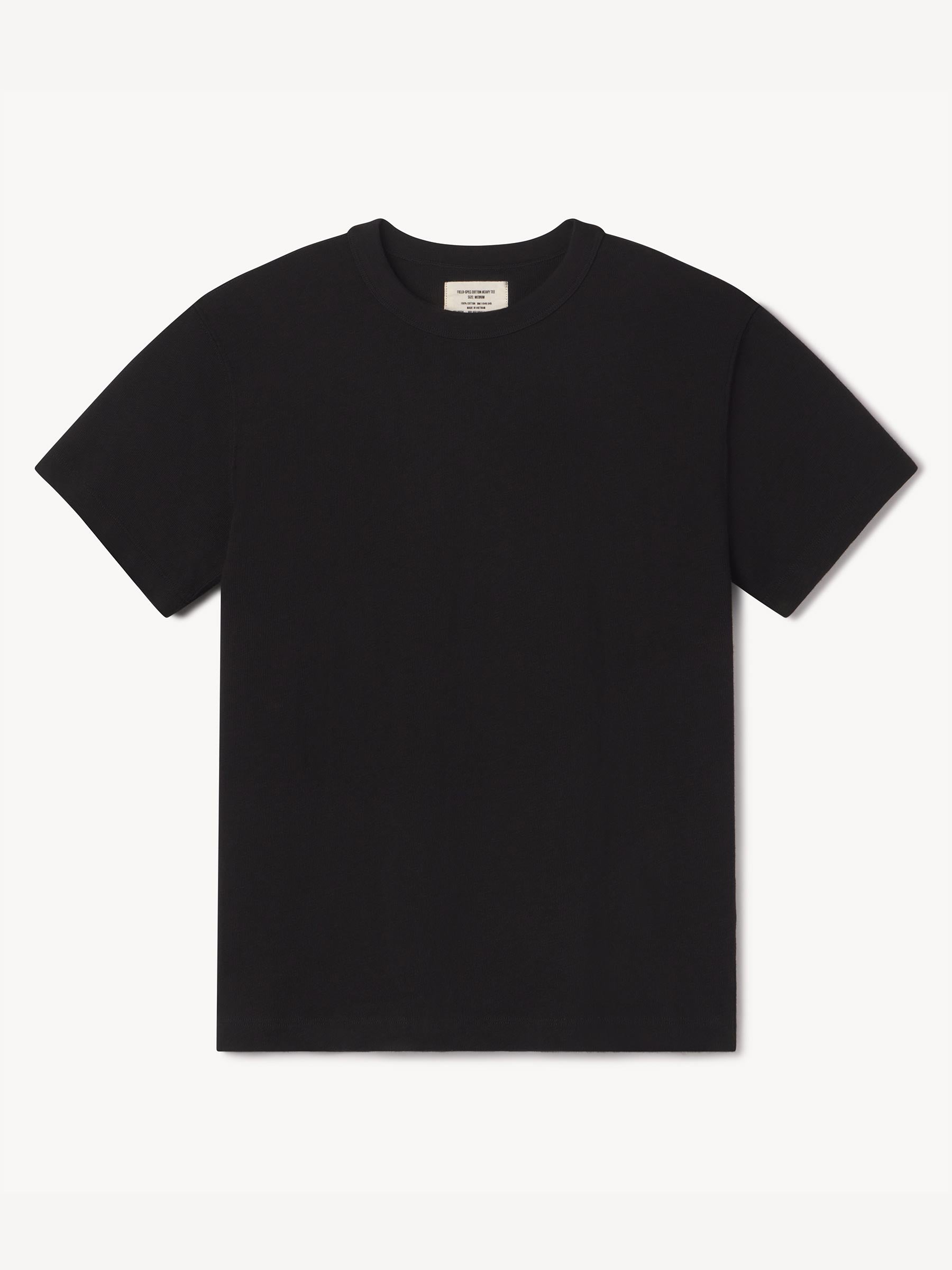 Black Field-Spec 90S Boxy Heavy Tee