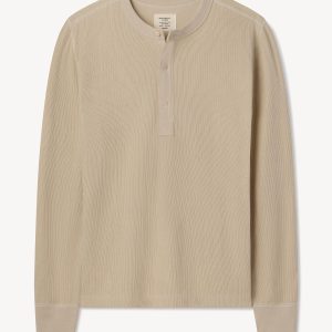 Sand Dune Vintage Thermal Henley