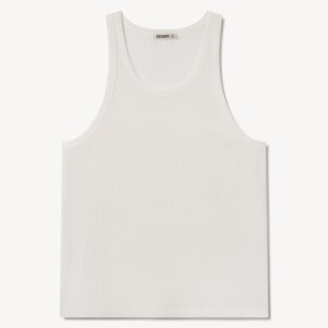 White Slingshot Cotton Tank
