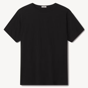 Black Japanese Cool Cashmere Knit Tee