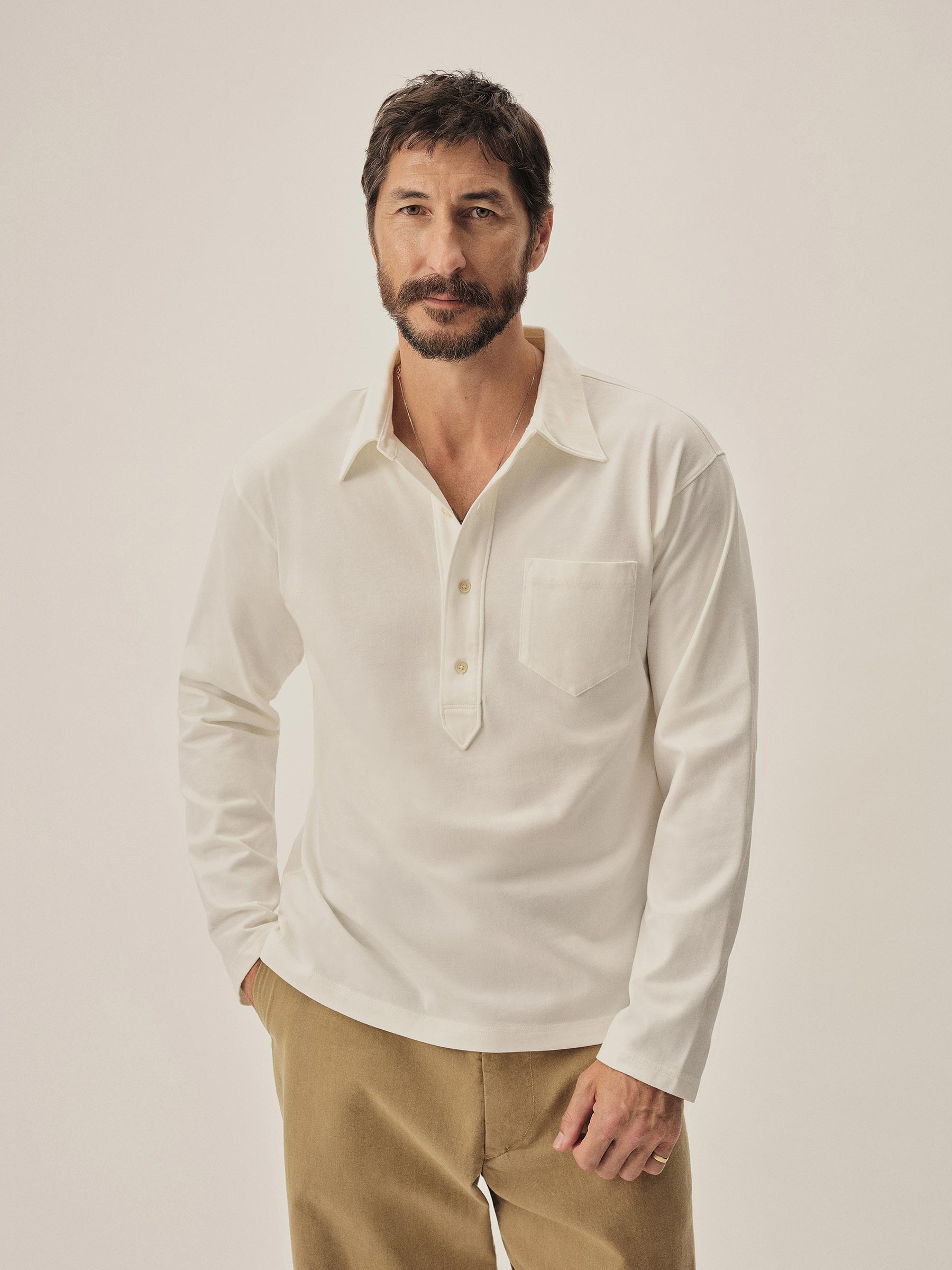 White Coolhand Cotton Popover - Image 2