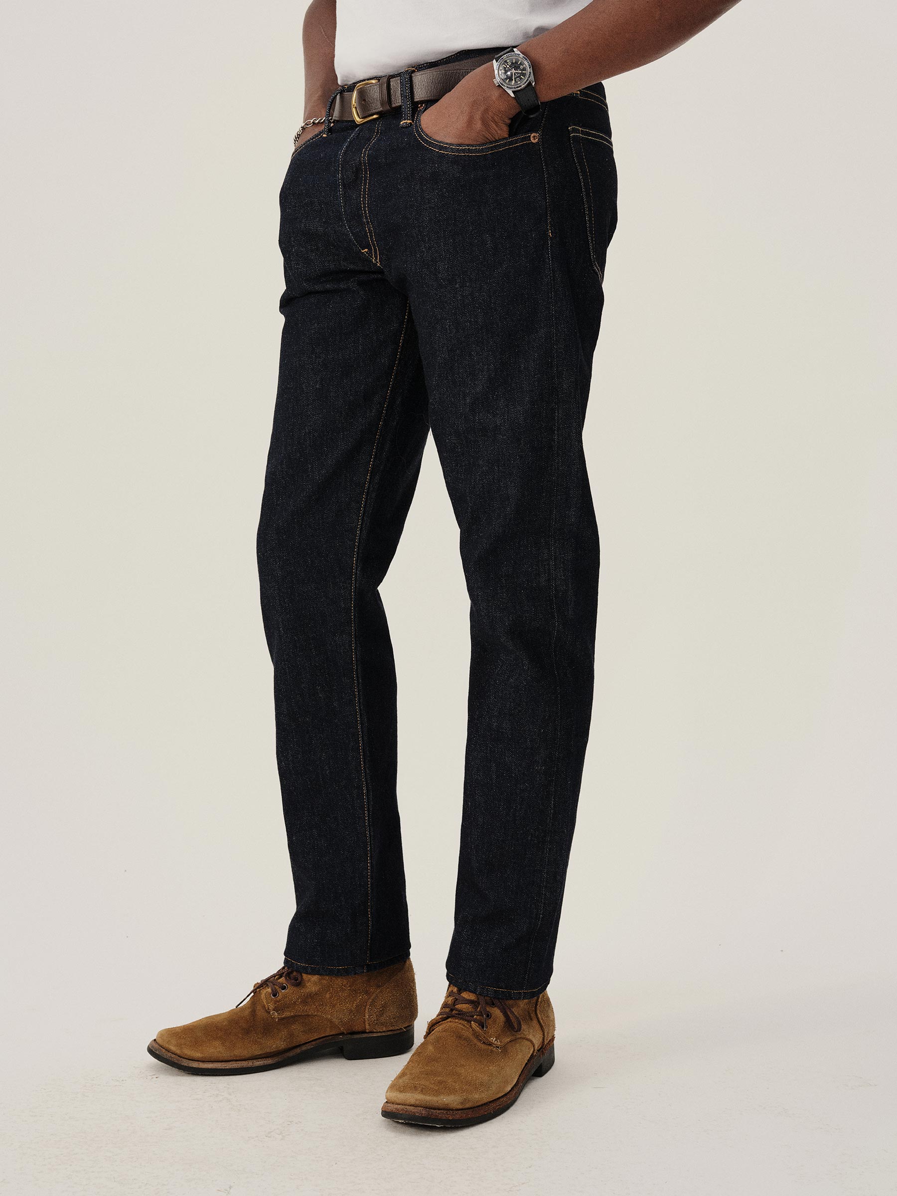 D035 Japanese Denim Maverick Slim Jean - Image 3