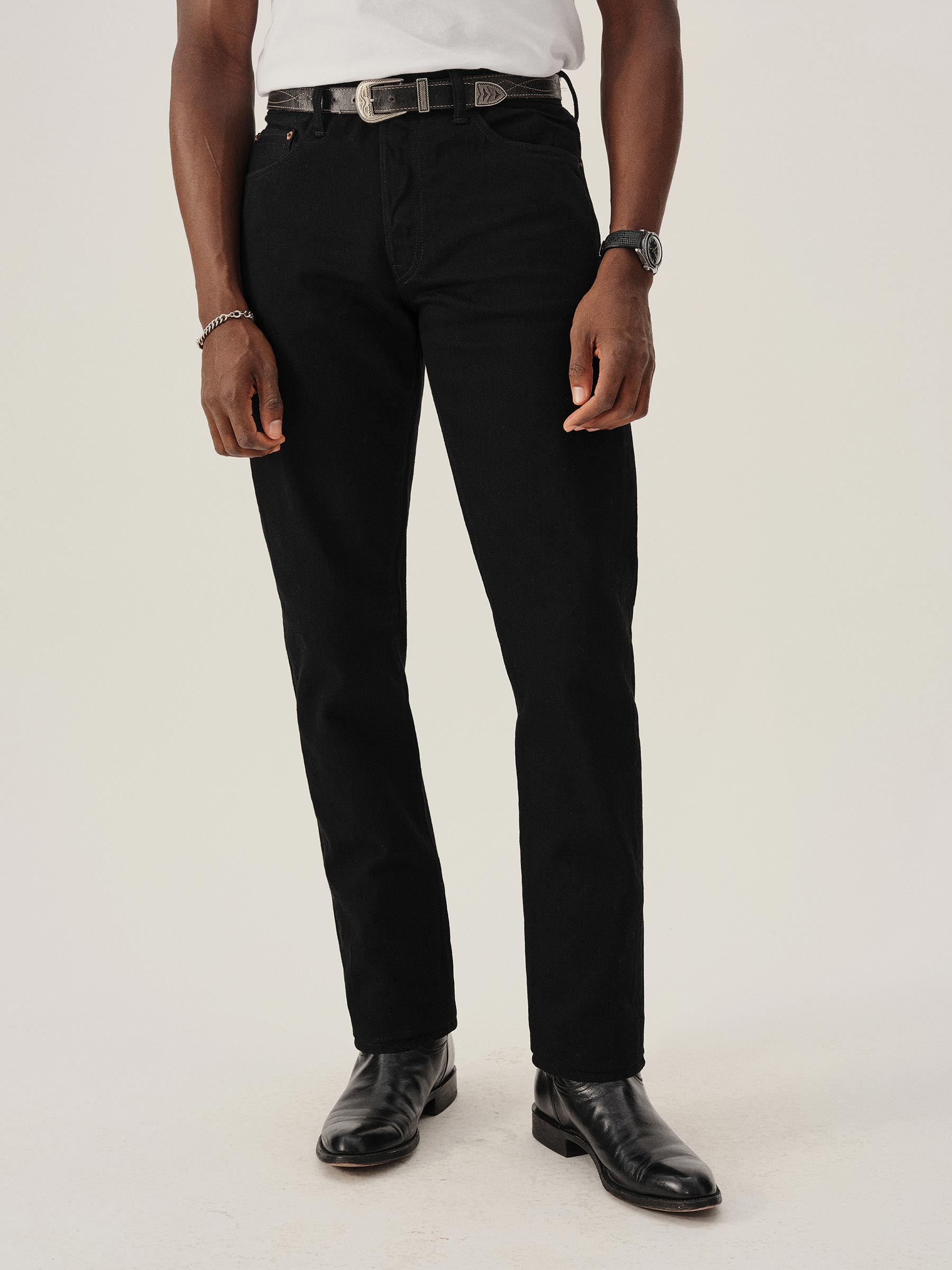 B007 Japanese Denim Maverick Slim Jean - Image 2