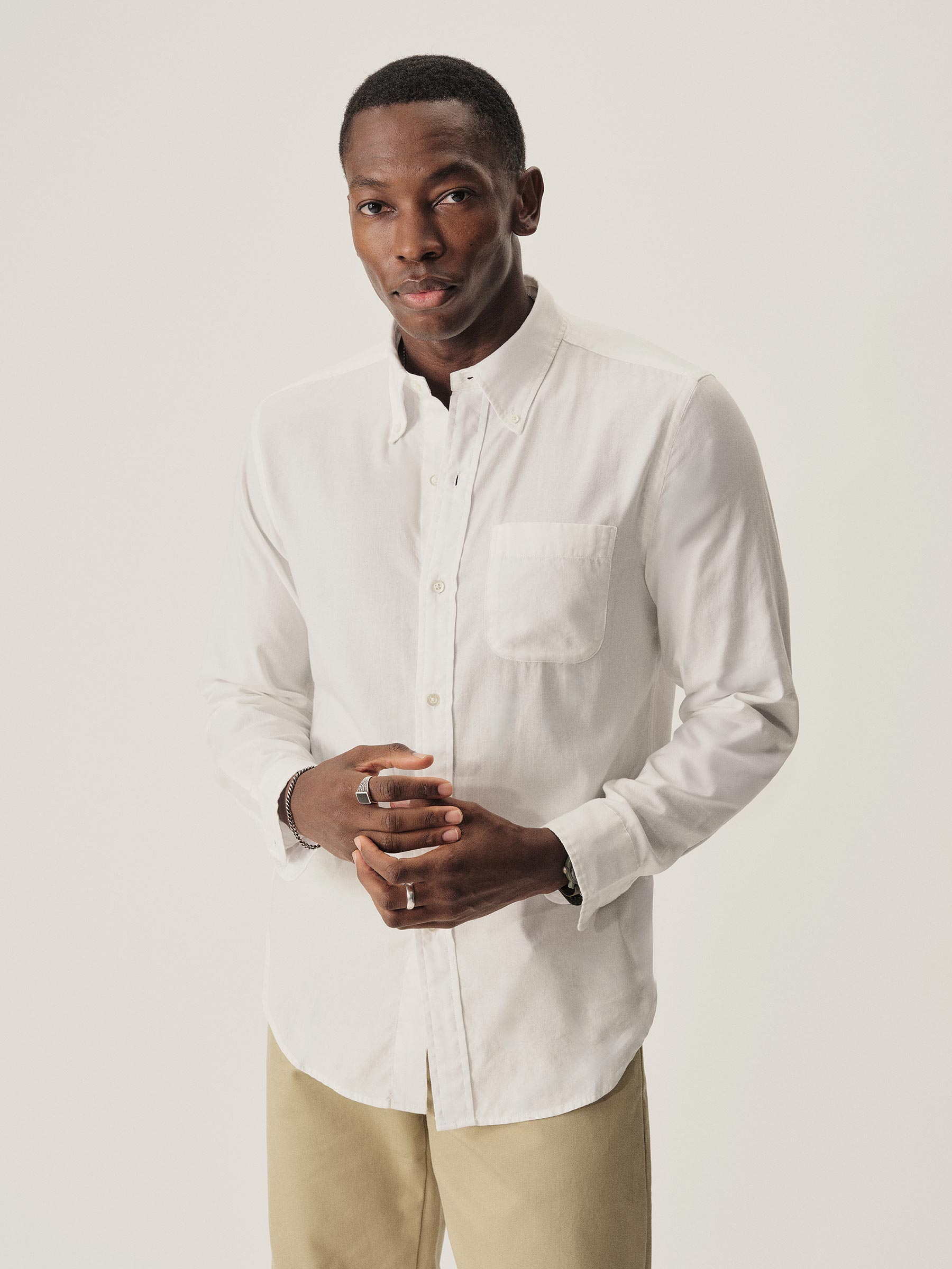 White California Oxford BD Shirt - Image 2