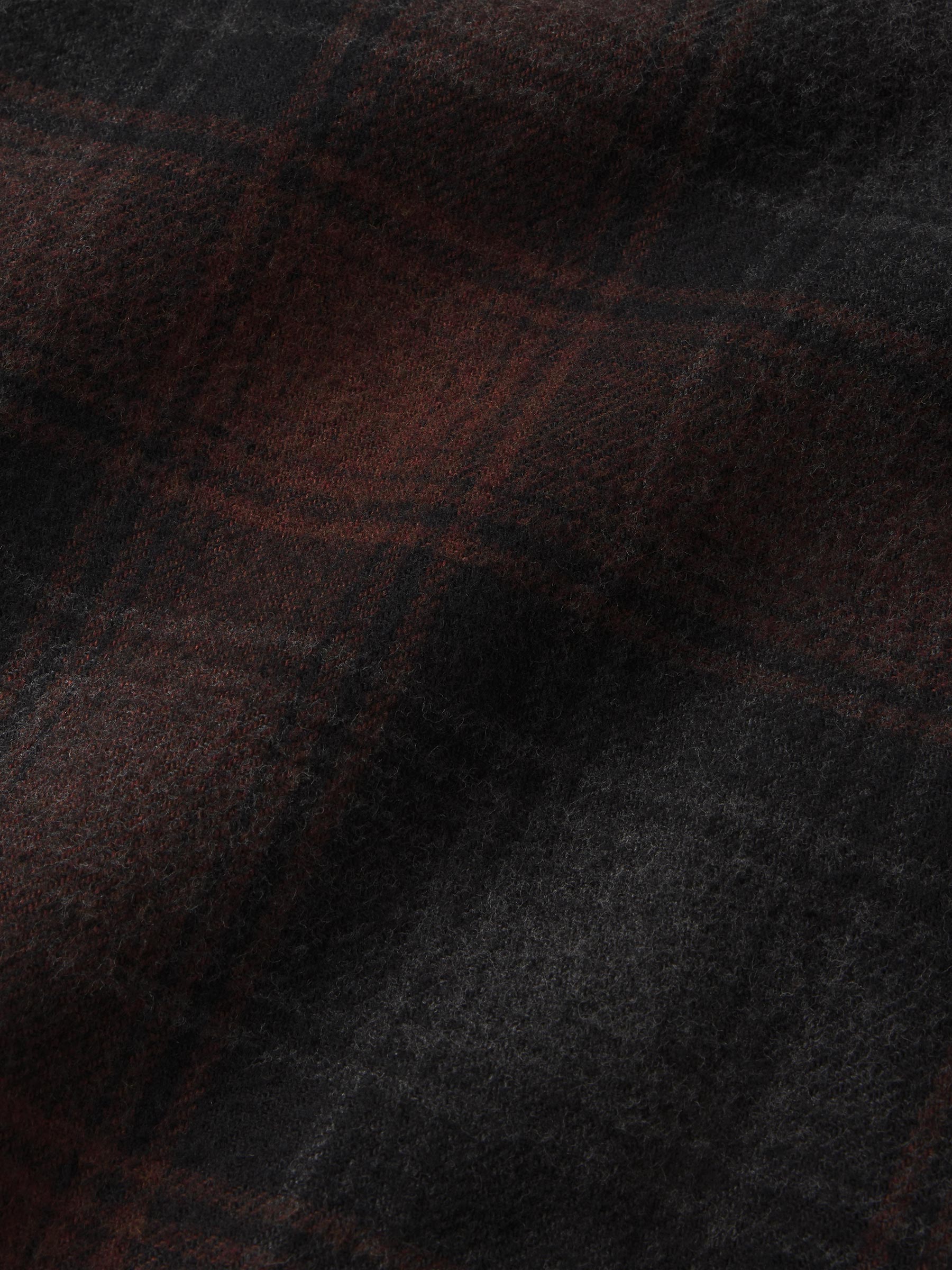 Grey Rust Plaid North Coast Camp Shirt - Image 7