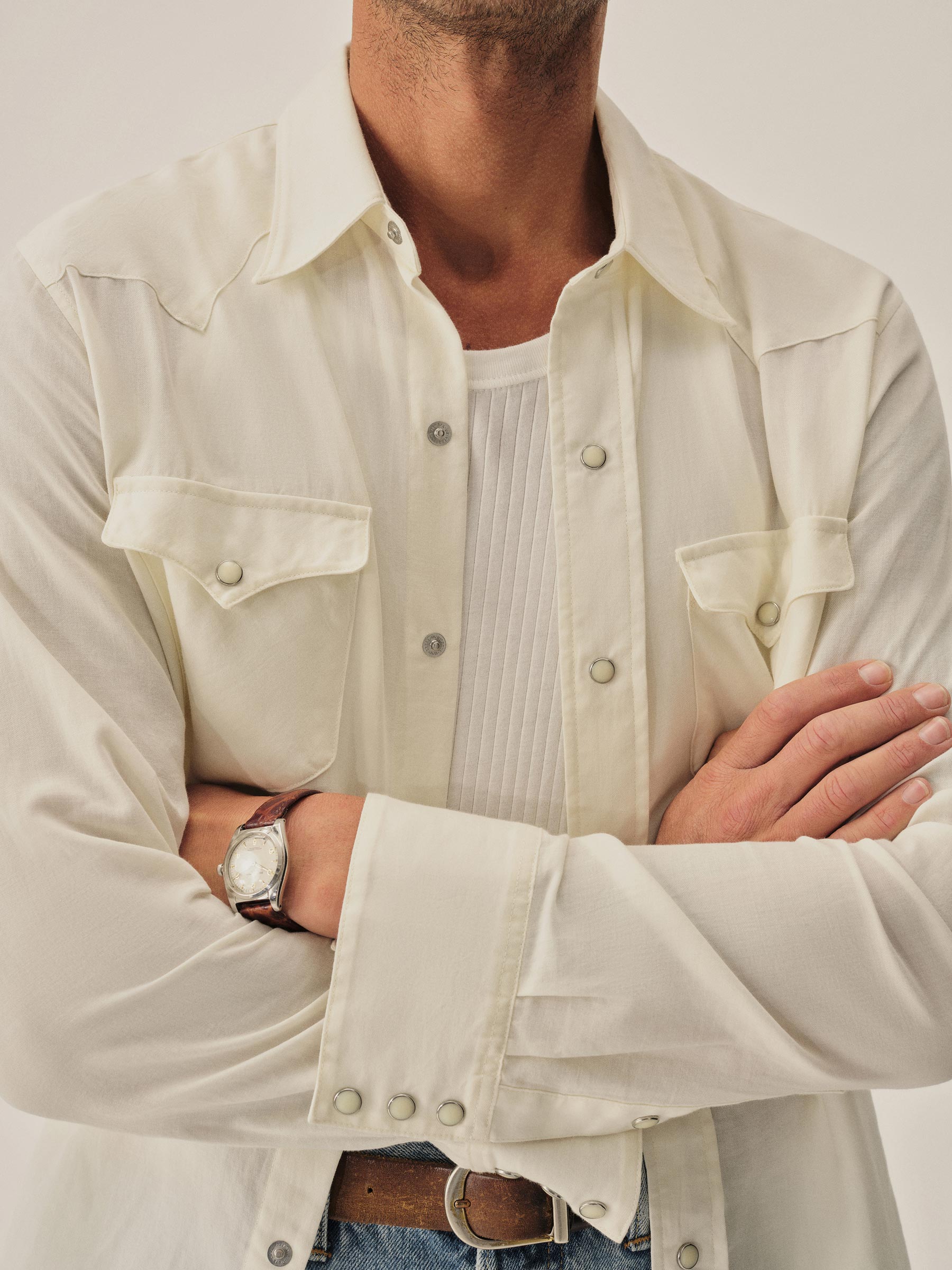 White Palomino Western Shirt - Image 3