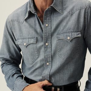 M046 Japanese Chambray Western Shirt