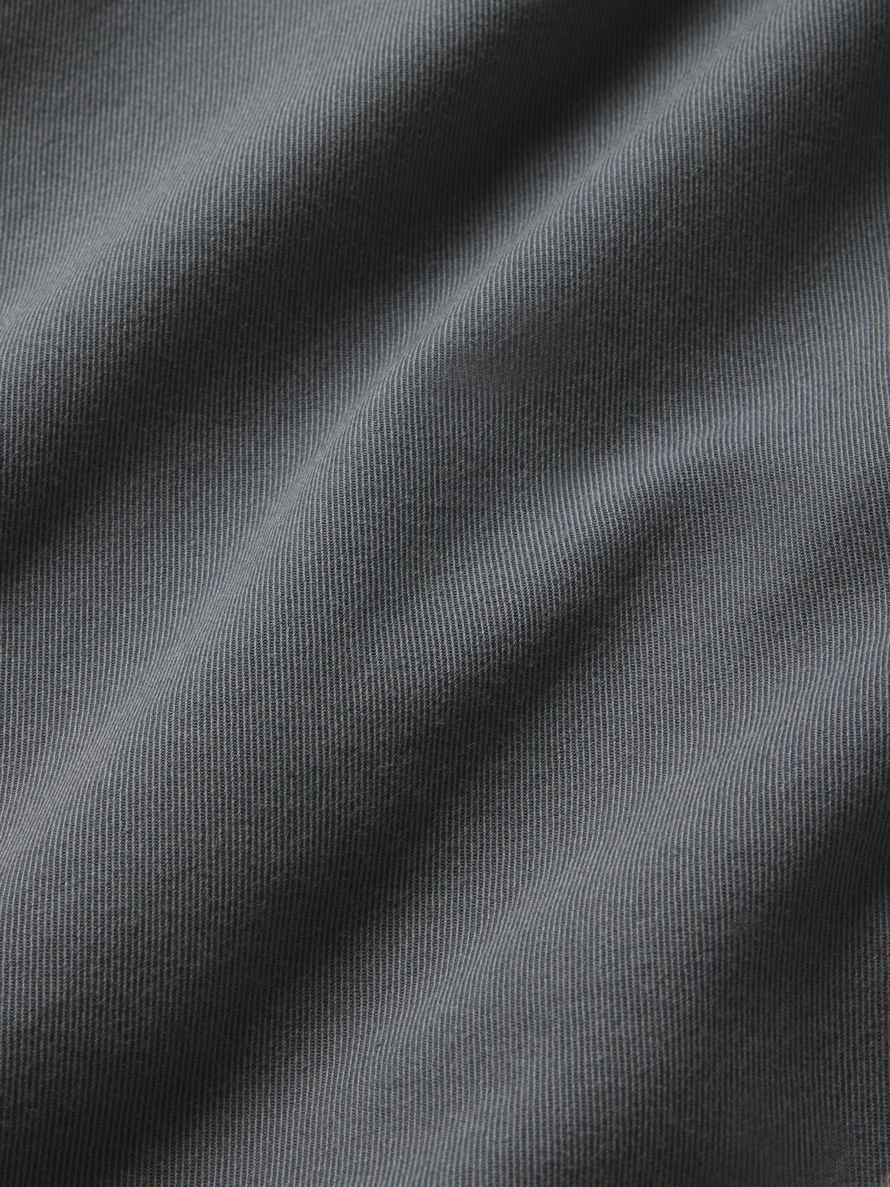 Klamath Blue Draped Twill One Pocket Shirt - Image 4