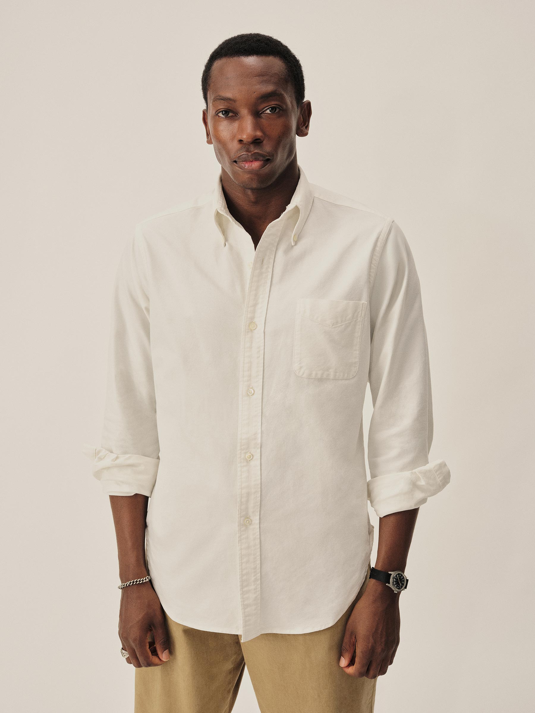 White Big Oxford - Image 3