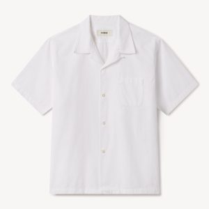 White Sodapop Seersucker Camp Shirt
