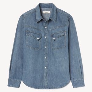M048 Japanese Denim Lubbock Longhorn Shirt