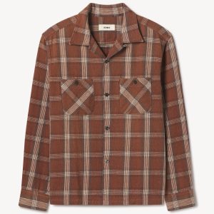 Redlands Plaid Cabinessence Flannel Camp Shirt