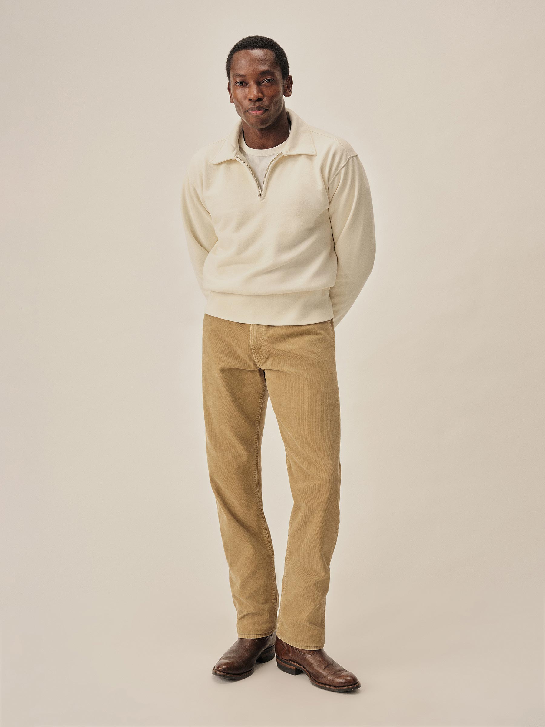 Heritage Khaki Craftsman Corduroy Ford Standard Jean - Image 2