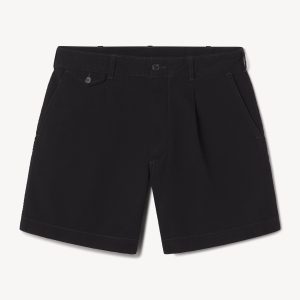 Black Lightweight Seersucker Carry-On Larsen Short