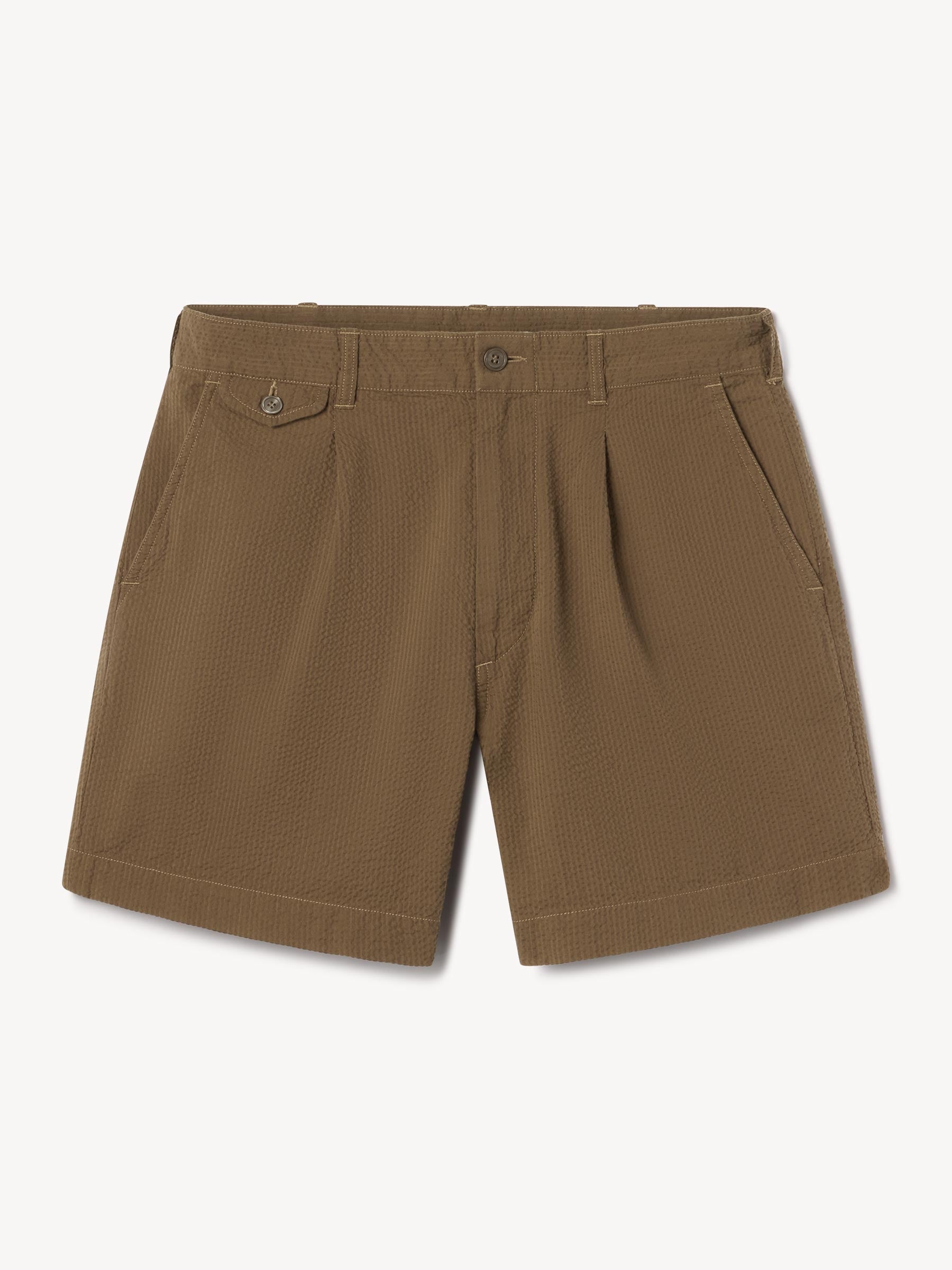 Walnut Lightweight Seersucker Carry-On Larsen Short - Image 2