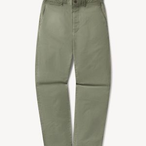 Washed Sage Parachute Poplin Maverick Slim Chino