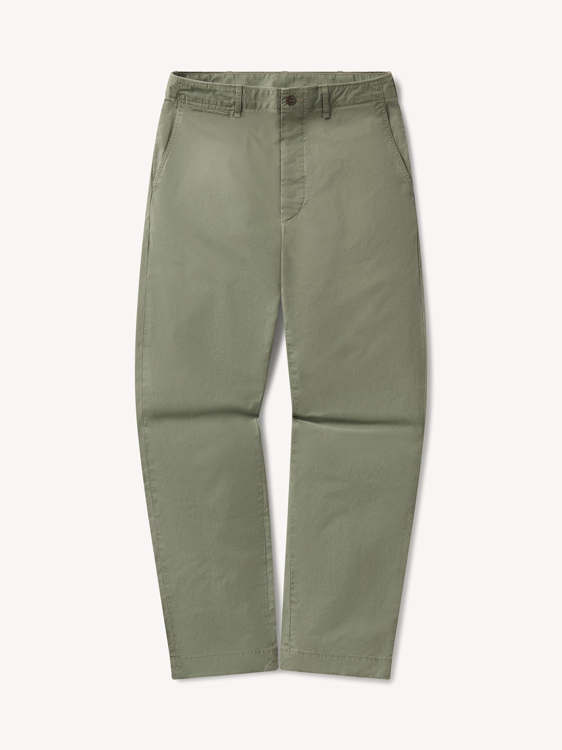 Washed Sage Parachute Poplin Maverick Slim Chino