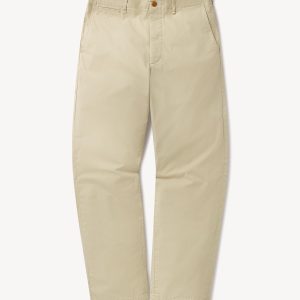 Washed Khaki Parachute Poplin Maverick Slim Chino