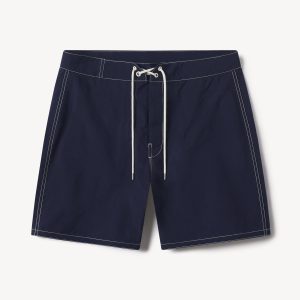 Navy Japanese Oxford Board Short