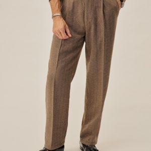 Brown / Natural Cloudloom Cotton Wool Romeo Pant