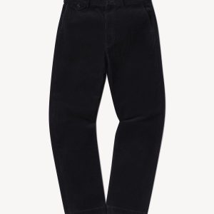 Midnight Chunky Cord Full Saddle Chino