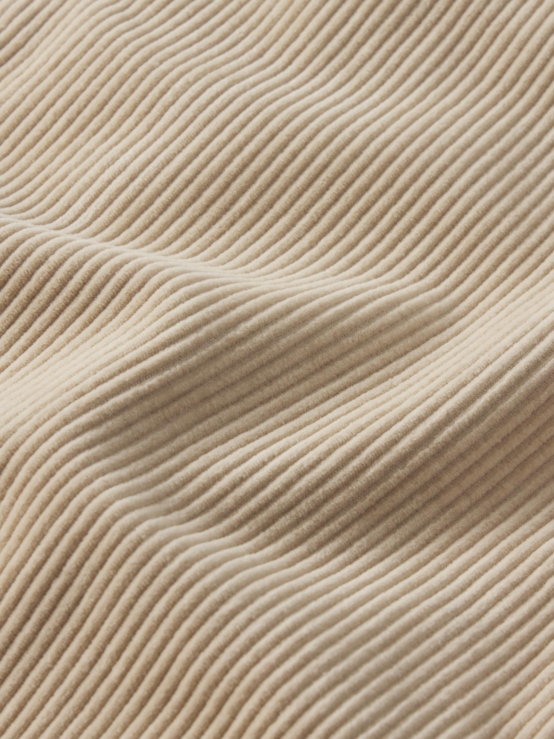 Washed Khaki Chunky Cord Full Saddle Chino - Image 6