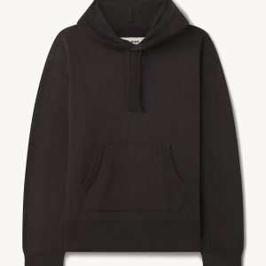 Faded Black Welterweight Hooded Sweatshirt