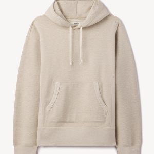 Heather Oat Welterweight Hooded Sweatshirt