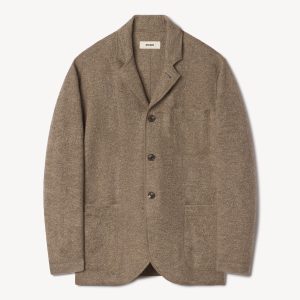 Marled Grain Felted Chore Coat