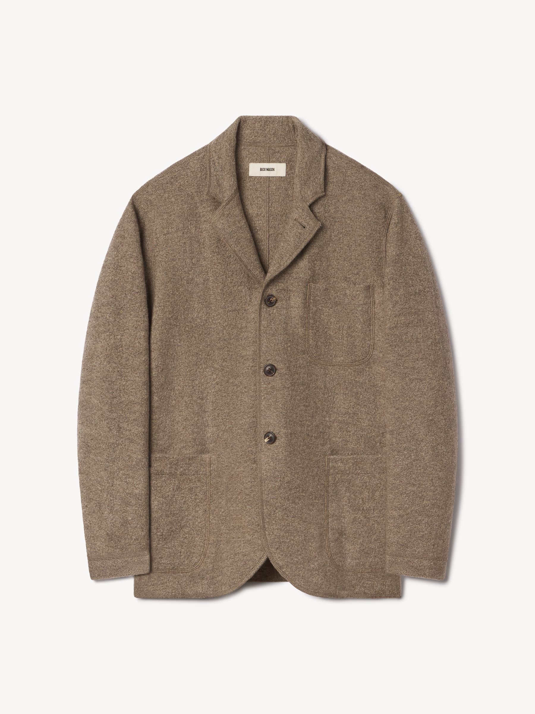 Marled Grain Felted Chore Coat