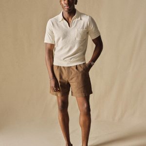 Walnut Lightweight Seersucker Carry-On Larsen Short