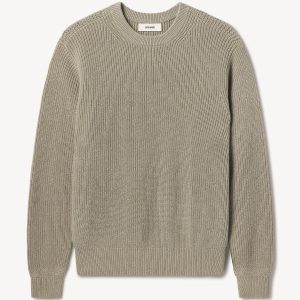 Dusty Sage Seafarer Cotton Rib Crew