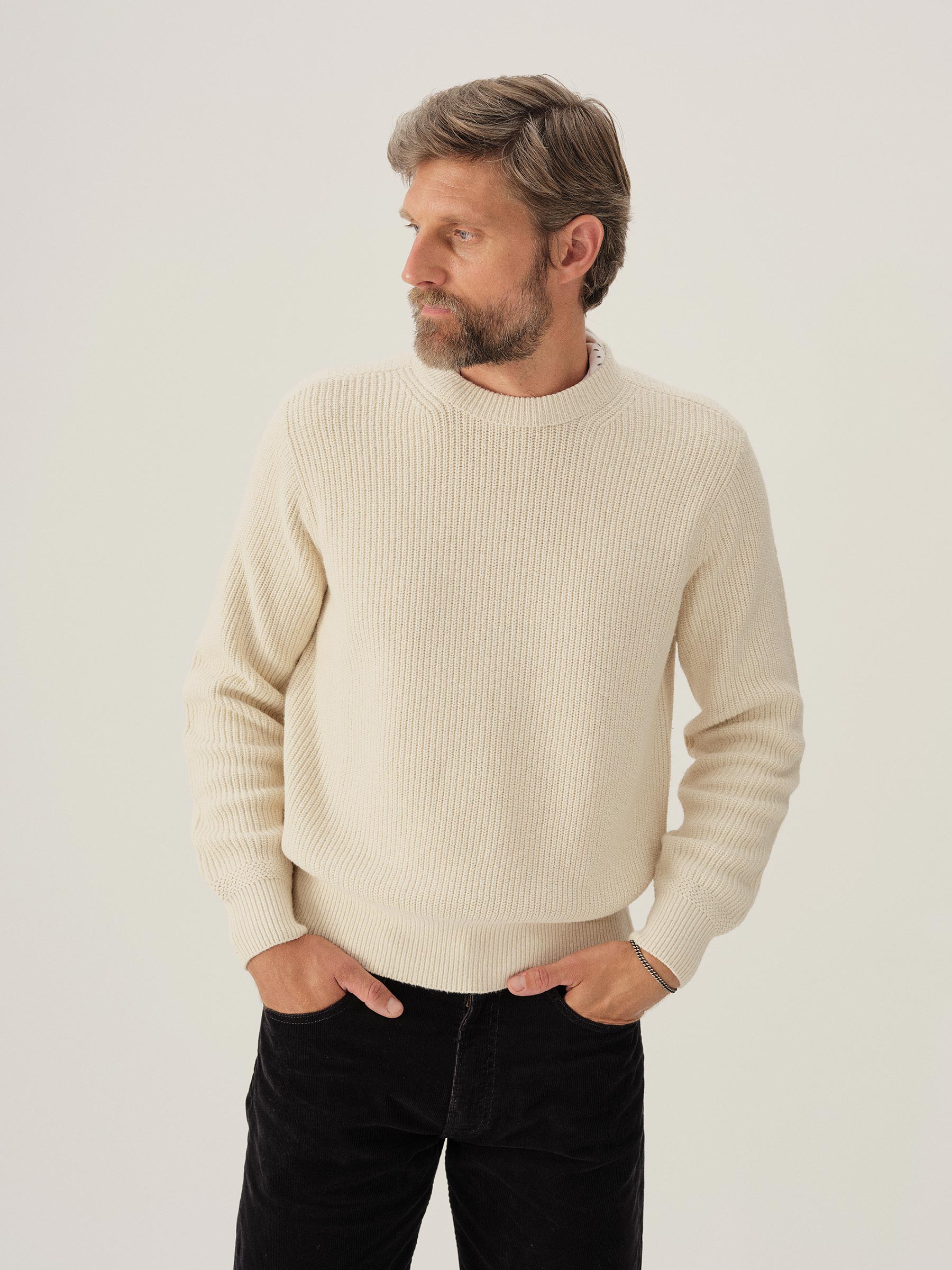 Sand Dollar Seafarer Cotton Rib Crew - Image 2
