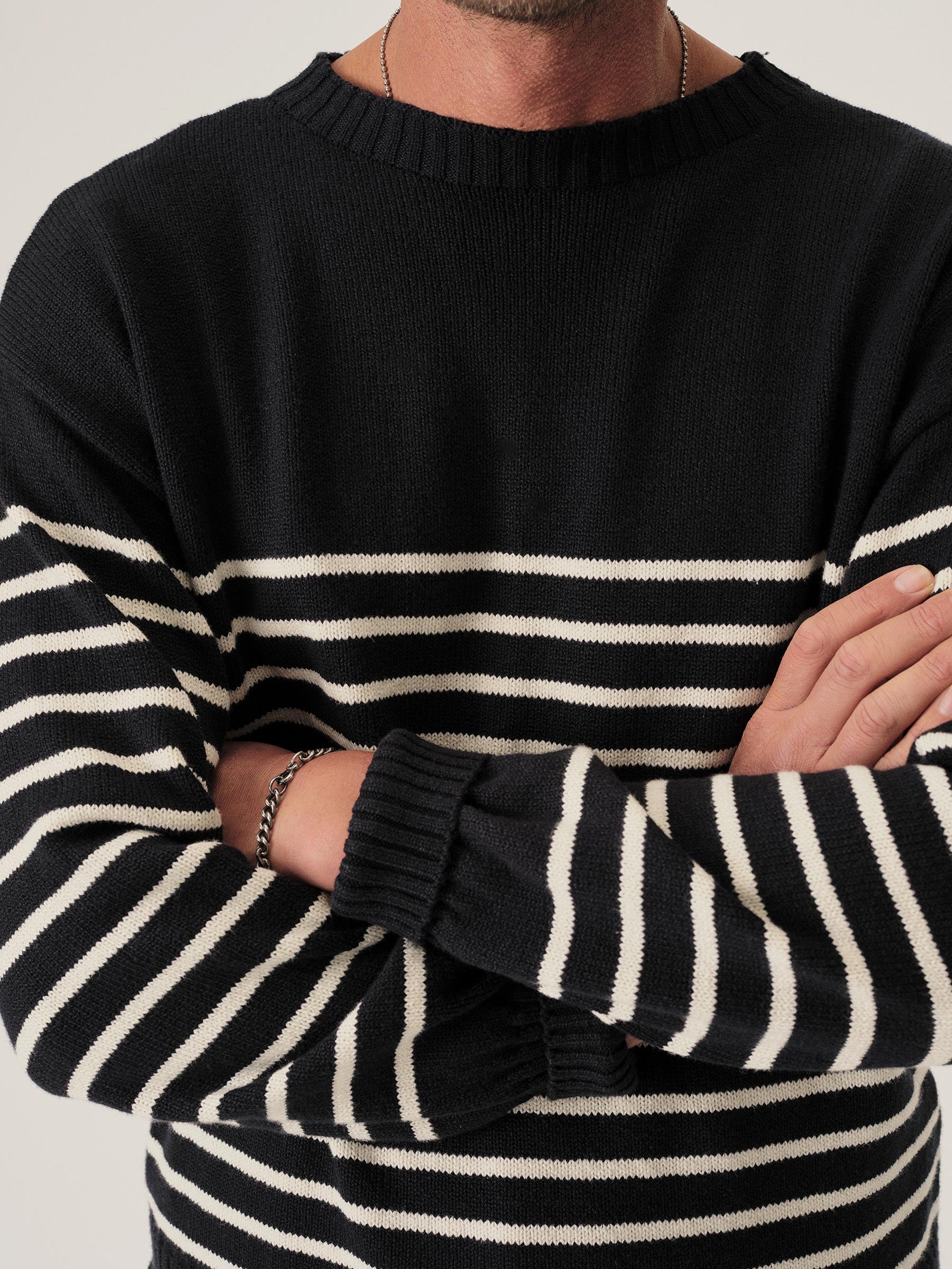 Nautical Stripe Seafarer Cotton Guernsey - Image 3