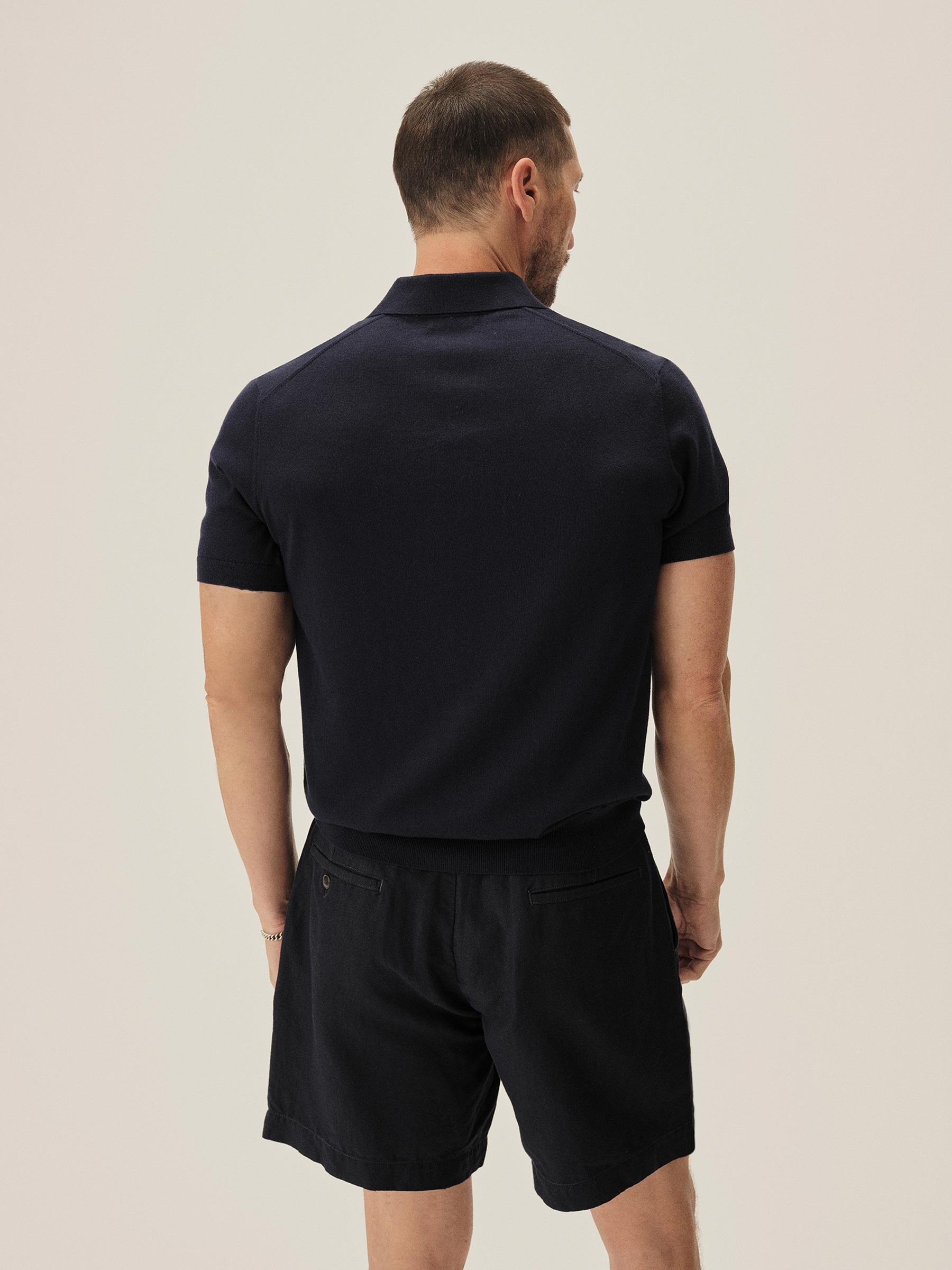 Dress Navy Como Cashmere Polo - Image 7