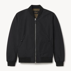 Black Storm Stopper Bomber Jacket