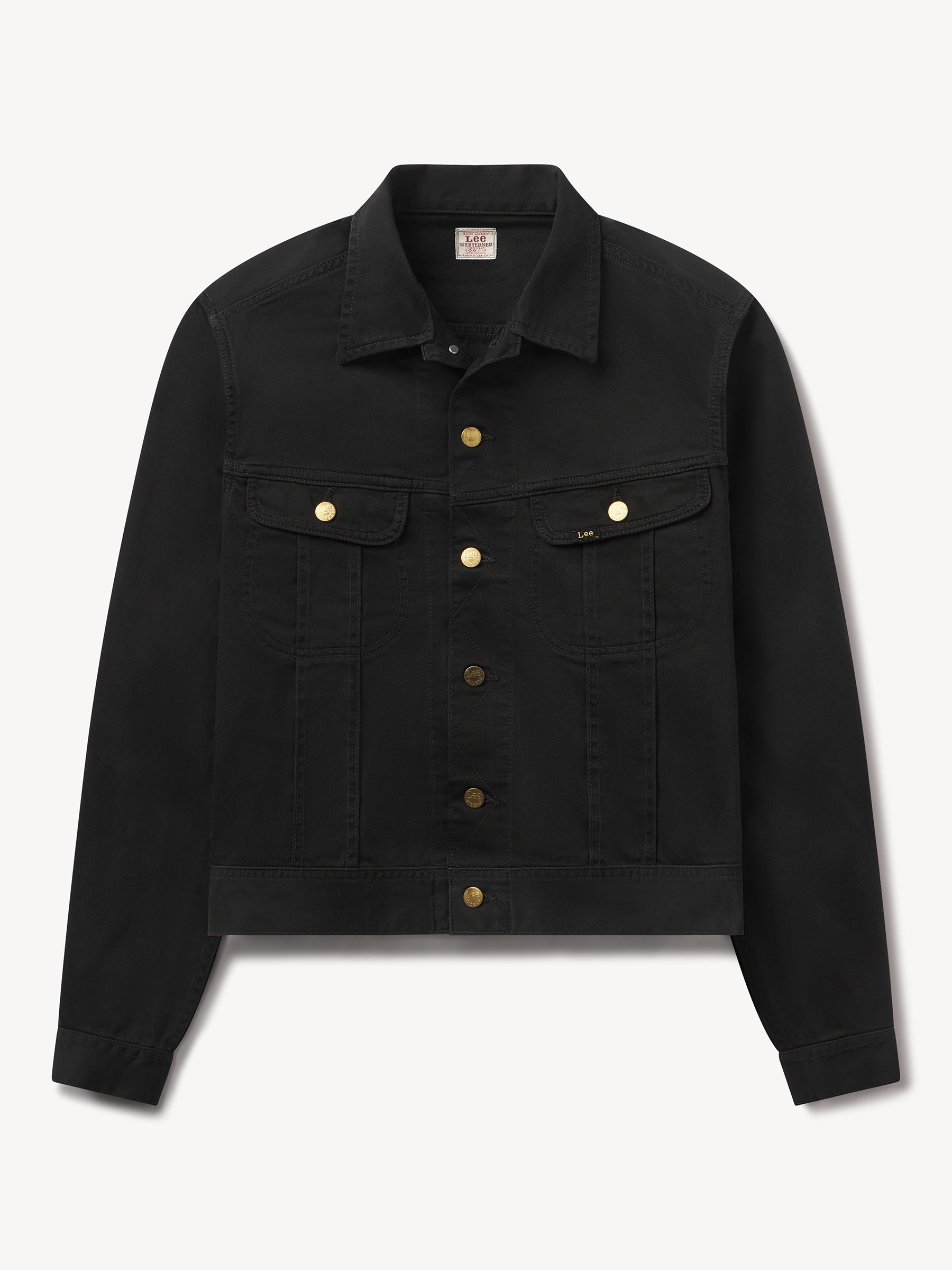 Black Lee X Buck Mason Sateen Westerner Jacket- Modern American Classics - Image 2