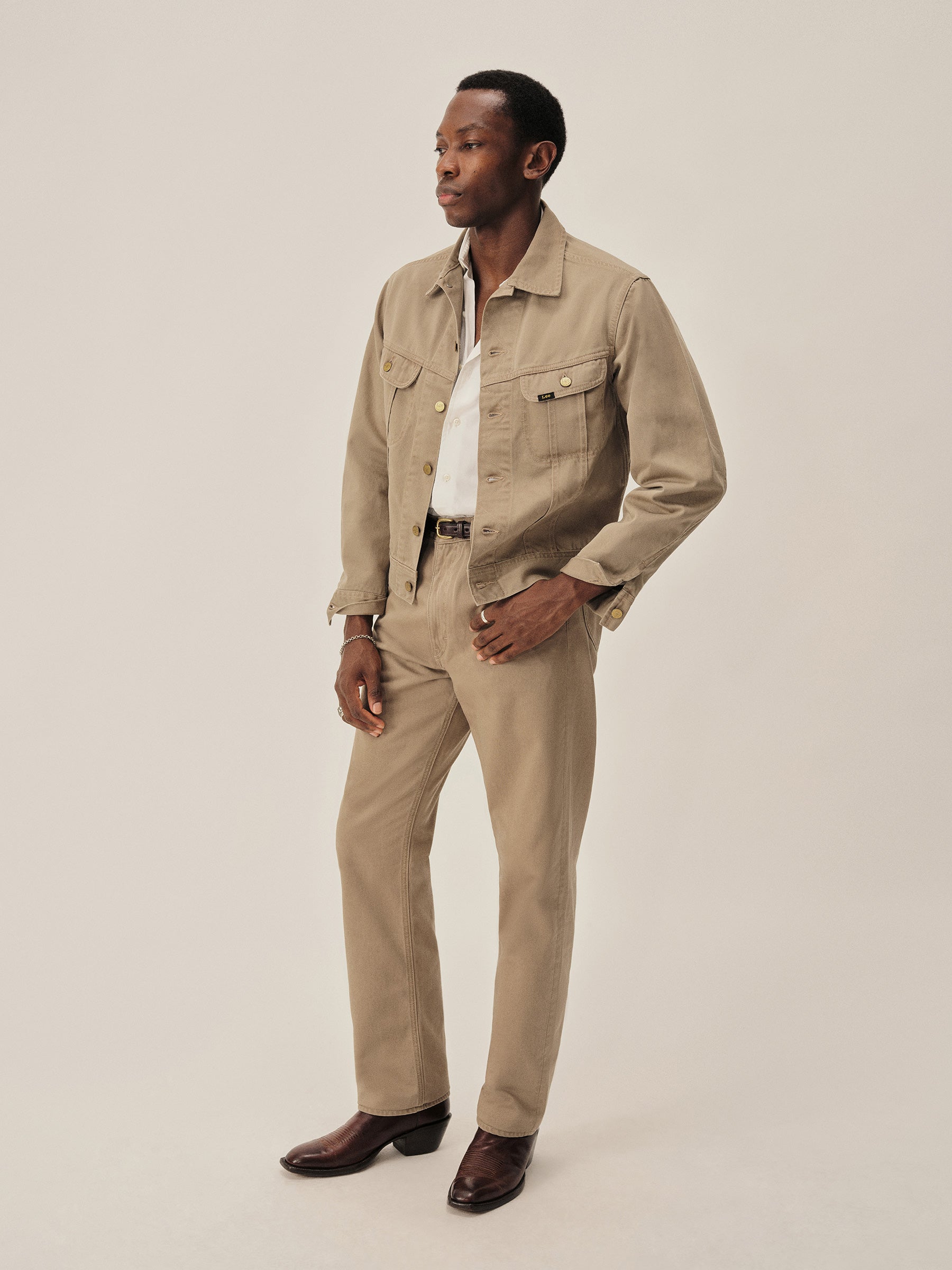 Mocha Lee X Buck Mason Sateen Westerner Jacket- Modern American Classics - Image 5