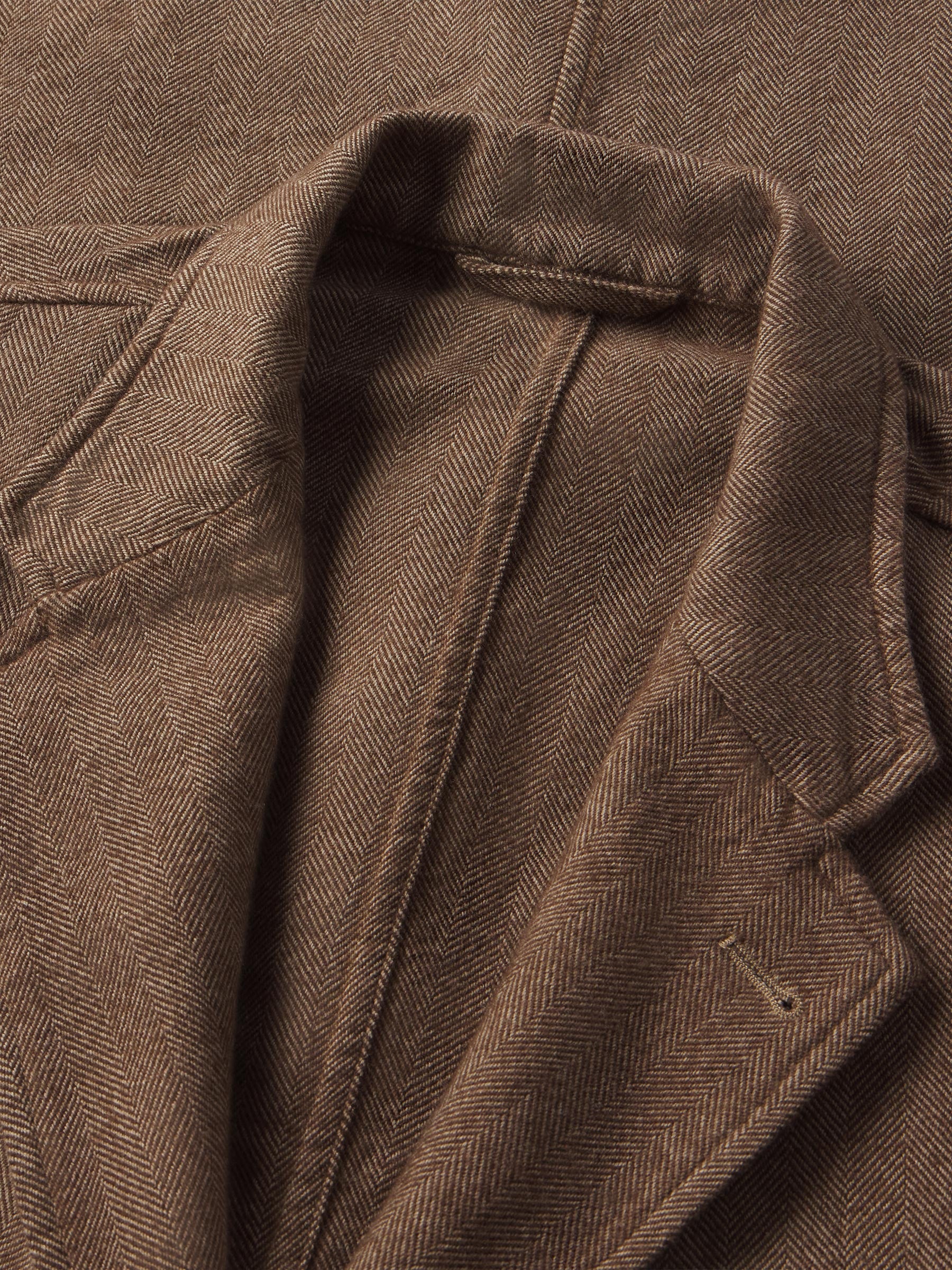 Brown / Natural Cloudloom Cotton Wool Carry-On Jacket - Image 7