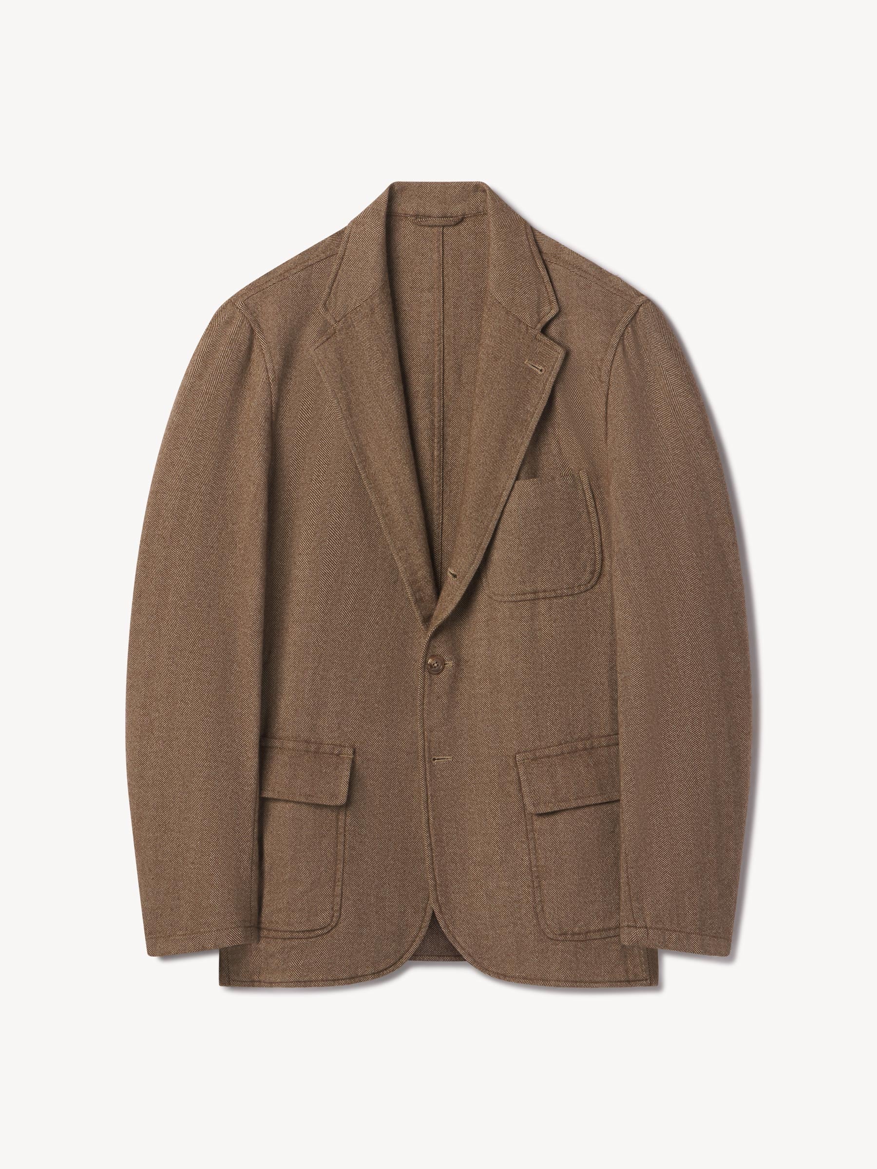 Brown / Natural Cloudloom Cotton Wool Carry-On Jacket - Image 2