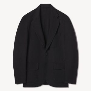 Charcoal Cloudloom Cotton Wool Carry-On Jacket