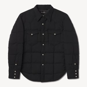 Black Thundercloud Quilted Western Jacket
