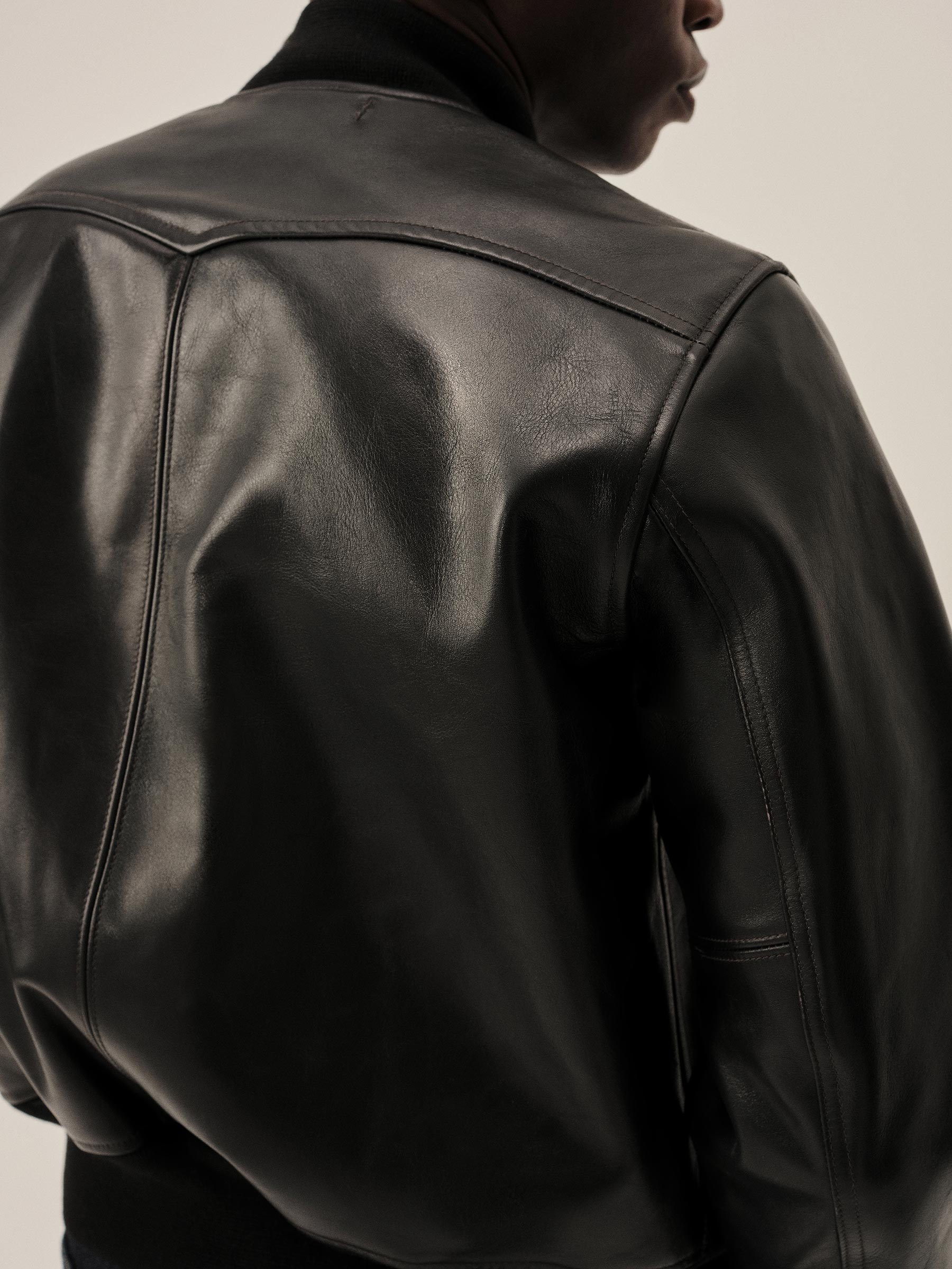 Black Bruiser Bomber Jacket - Image 7